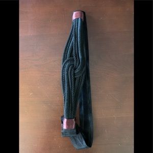 Carolyn Tanner Designs INC Black ropes belt